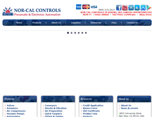 Tablet Screenshot of norcal4air.com